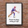 Dignovel Studios Unframed Male Tennis Player Man Boy Outdoor Sports Watercolor Art Print Wall Art Poster Home Decor Hanging DN845 - Image 7