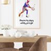 Dignovel Studios Unframed Male Tennis Player Man Boy Outdoor Sports Watercolor Art Print Wall Art Poster Home Decor Hanging DN845 - Image 8
