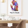 Dignovel Studios Unframed Praying Hands Gesture Prayer Inspirational Quote Pray More Worry Less Faith Thankful Watercolor Art Print Wall Art Poster Home Decor Hanging DN850 - Image 8