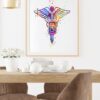 Dignovel Studios Unframed Dental Caduceus Symbol Sign Dental Office Dentist School Watercolor Art Print Wall Art Poster Home Decor Hanging DN857 - Image 8