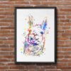 Dignovel Studios Unframed Smiling Llama Wildlife Animal South America Watercolor Art Print Wall Art Poster Home Decor Hanging DN860 - Image 7