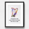 Dignovel Studios Unframed Irish Harp Musician Music Lover Life Wisdom Quote Positivity Affirmation Watercolor Art Print Wall Art Poster Home Decor Hanging DN863 - Image 6