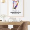 Dignovel Studios Unframed Irish Harp Musician Music Lover Life Wisdom Quote Positivity Affirmation Watercolor Art Print Wall Art Poster Home Decor Hanging DN863 - Image 8