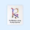 Dignovel Studios Unframed Square Root Symbol Sign Mathematics Math Symbol School Watercolor Art Print Wall Art Poster Home Decor Hanging DN866 - Image 2