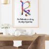Dignovel Studios Unframed Square Root Symbol Sign Mathematics Math Symbol School Watercolor Art Print Wall Art Poster Home Decor Hanging DN866 - Image 8