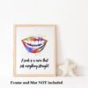 Dignovel Studios Unframed Smiling Mouth Smile is a Curve Inspirational Quote Positivity Affirmation Watercolor Art Print Wall Art Poster Home Decor Hanging DN867 - Image 3