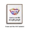 Dignovel Studios Unframed Smiling Mouth Smile is a Curve Inspirational Quote Positivity Affirmation Watercolor Art Print Wall Art Poster Home Decor Hanging DN867 - Image 5