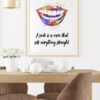 Dignovel Studios Unframed Smiling Mouth Smile is a Curve Inspirational Quote Positivity Affirmation Watercolor Art Print Wall Art Poster Home Decor Hanging DN867 - Image 8