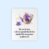 Dignovel Studios Unframed Tea Pot Tea Time Life Wisdom Inspirational Quote Women Afternoon Watercolor Art Print Wall Art Poster Home Decor Hanging DN876 - Image 2