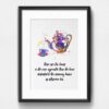 Dignovel Studios Unframed Tea Pot Tea Time Life Wisdom Inspirational Quote Women Afternoon Watercolor Art Print Wall Art Poster Home Decor Hanging DN876 - Image 6