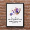 Dignovel Studios Unframed Tea Pot Tea Time Life Wisdom Inspirational Quote Women Afternoon Watercolor Art Print Wall Art Poster Home Decor Hanging DN876 - Image 7