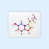 Dignovel Studios Unframed Serotonin Molecule Symbol Education Medical Art Watercolor Art Print Biology Chemistry Watercolor Art Print Wall Art Poster Home Decor Hanging DN881 - Image 2
