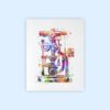 Dignovel Studios Unframed Slit Lamp Ophthalmology Device Watercolor Print Optometrist Medical Art Ophthalmology Eye Clinic Watercolor Art Print Wall Art Poster Home Decor Hanging DN894 - Image 2