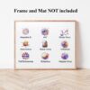 Dignovel Studios Unframed Viruses Diagram Watercolor Print Medical Art Wall Art Bioscience Microbiology Abstract Biology Watercolor Art Print Wall Art Poster Home Decor Hanging DN897 - Image 4