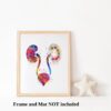 Dignovel Studios Unframed Urinary Tract Watercolor Print Medical Art Print Medical Bladder Anatomy Art Clinic Office Watercolor Art Print Wall Art Poster Home Decor Hanging DN898 - Image 3