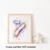 Dignovel Studios Unframed Escherichia Coli Watercolor Art Print Medical Art Microbiologist Wall Art Bioscience Microbiology Virus Biology Watercolor Art Print Wall Art Poster Home Decor Hanging DN899 - Image 3