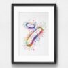 Dignovel Studios Unframed Escherichia Coli Watercolor Art Print Medical Art Microbiologist Wall Art Bioscience Microbiology Virus Biology Watercolor Art Print Wall Art Poster Home Decor Hanging DN899 - Image 6