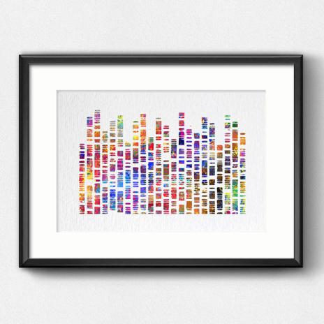Dignovel Studios Unframed DNA Sequence Art Watercolor Print DNA Molecule Genome Medical Wall Art Science Genetic Biology Watercolor Art Print Wall Art Poster Home Decor Hanging DN904 - Image 6