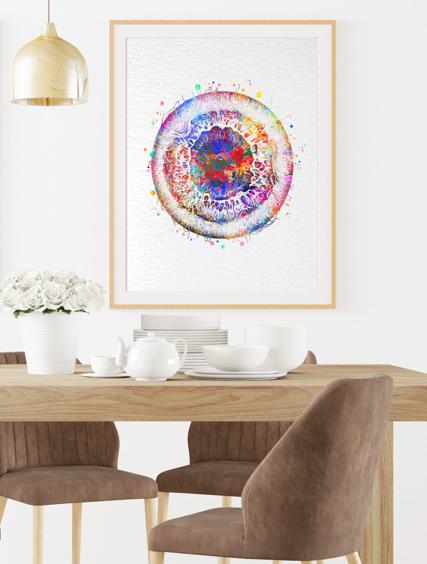 Dignovel Studios Unframed Iris Eye Anatomy Watercolor Art Print Human Eye Vision Optometrist Poster Medical Art Ophthalmology Watercolor Art Print Wall Art Poster Home Decor Hanging DN919 - Image 8