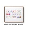 Dignovel Studios Unframed Eyeglasses Watercolor Art Print Optometrist Poster Doctor Eye Clinic Vision Medical Art Ophthalmology Watercolor Art Print Wall Art Poster Home Decor Hanging DN925 - Image 3