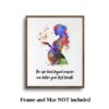 Dignovel Studios Unframed Pregnant Mom Woman Watercolor Art Print Inspirational Quote Child Family Parent Wall Art Watercolor Art Print Wall Art Poster Home Decor Hanging DN929 - Image 5