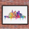 Dignovel Studios Unframed Chicago Skyline Abstract Watercolor Art Print United States Tourist Attraction City Landscape Home Decor Hanging DN934 - Image 7