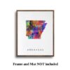 Dignovel Studios Unframed Arkansas Abstract Map Art United States Watercolor Art Print Home Decor Hanging DN938 - Image 5