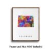 Dignovel Studios Unframed Colorado Abstract Map Art United States Watercolor Art Print Home Decor Hanging DN940 - Image 5
