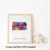 Dignovel Studios Unframed Pennsylvania Abstract Map Art United States Watercolor Art Print Home Decor Hanging DN972 - Image 3