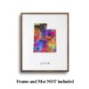 Dignovel Studios Unframed Utah Abstract Map Art United States Watercolor Art Print Home Decor Hanging DN978 - Image 5