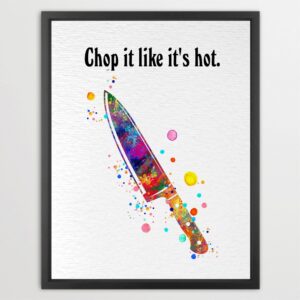 Dignovel Studios Unframed Kitchen Cooking Quote Watercolor Art Print Home Office Restaurant Home Hanging DN1035