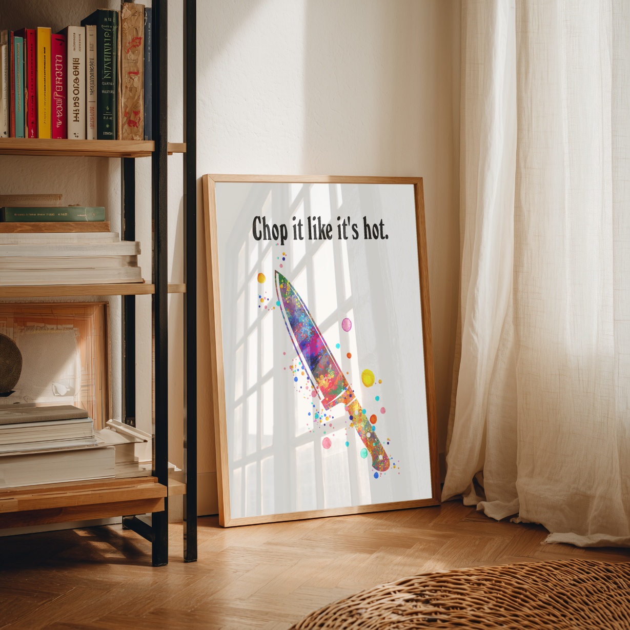 Dignovel Studios Unframed Kitchen Cooking Quote Watercolor Art Print Home Office Restaurant Home Hanging DN1035 - Image 3
