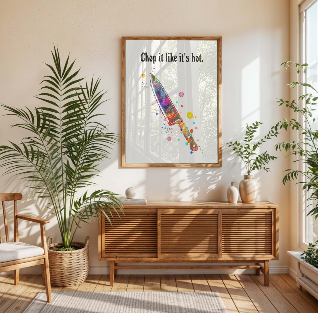 Dignovel Studios Unframed Kitchen Cooking Quote Watercolor Art Print Home Office Restaurant Home Hanging DN1035 - Image 4