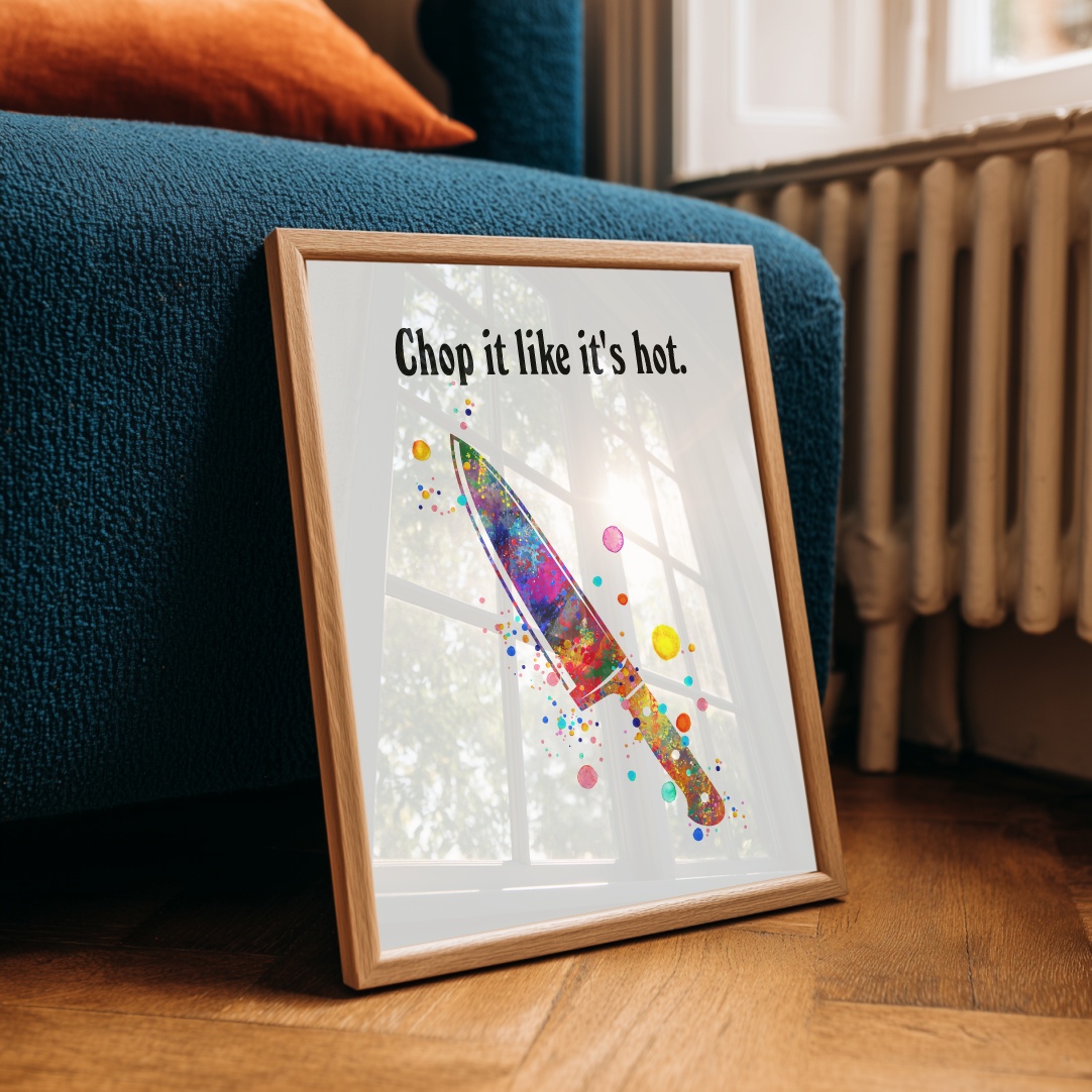 Dignovel Studios Unframed Kitchen Cooking Quote Watercolor Art Print Home Office Restaurant Home Hanging DN1035 - Image 5