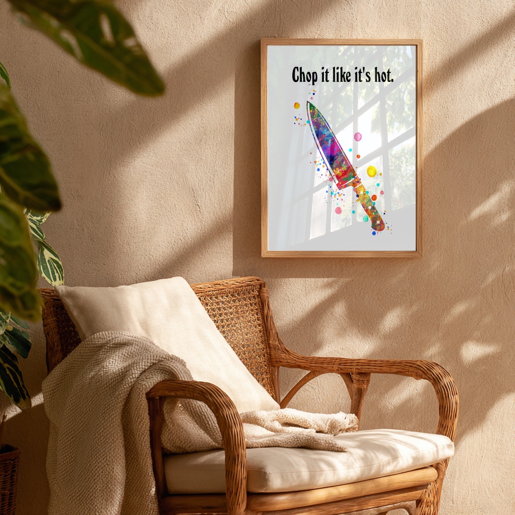 Dignovel Studios Unframed Kitchen Cooking Quote Watercolor Art Print Home Office Restaurant Home Hanging DN1035 - Image 8