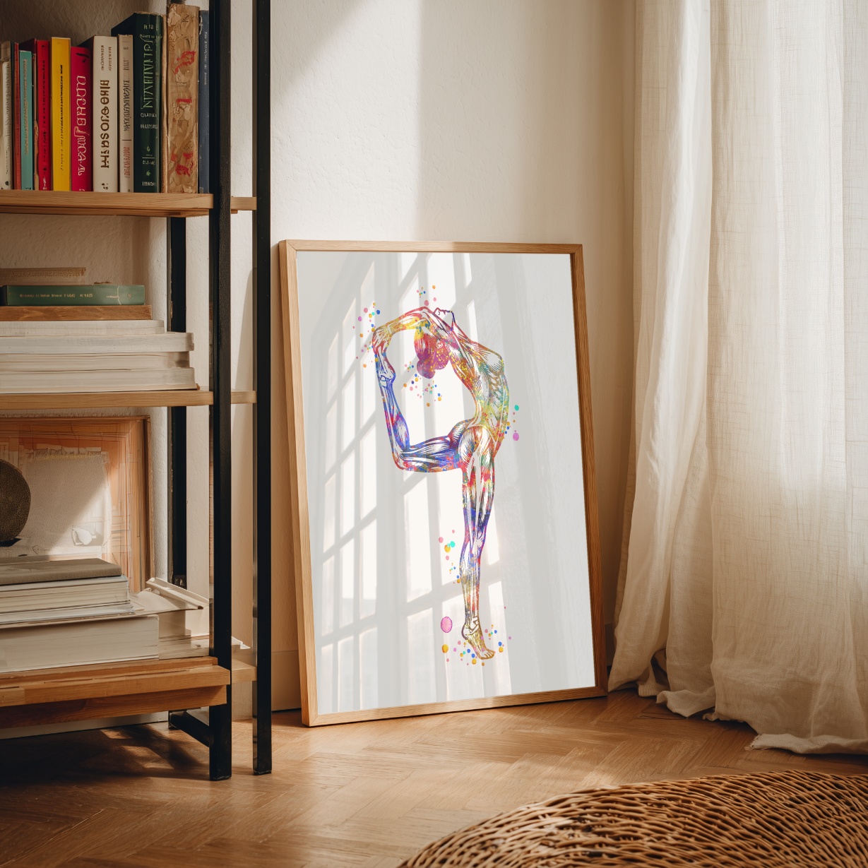 Dignovel Studios Unframed Dancer Woman Girl Anatomy Muscle Watercolor Art Print Medical Science Kinesiology Illustration Home Office Home Hanging DN1048 - Image 3